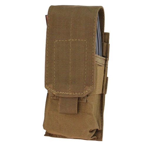 Levně CONDOR OUTDOOR sumka MOLLE na zásobník 2xM4 COYOTE BROWN