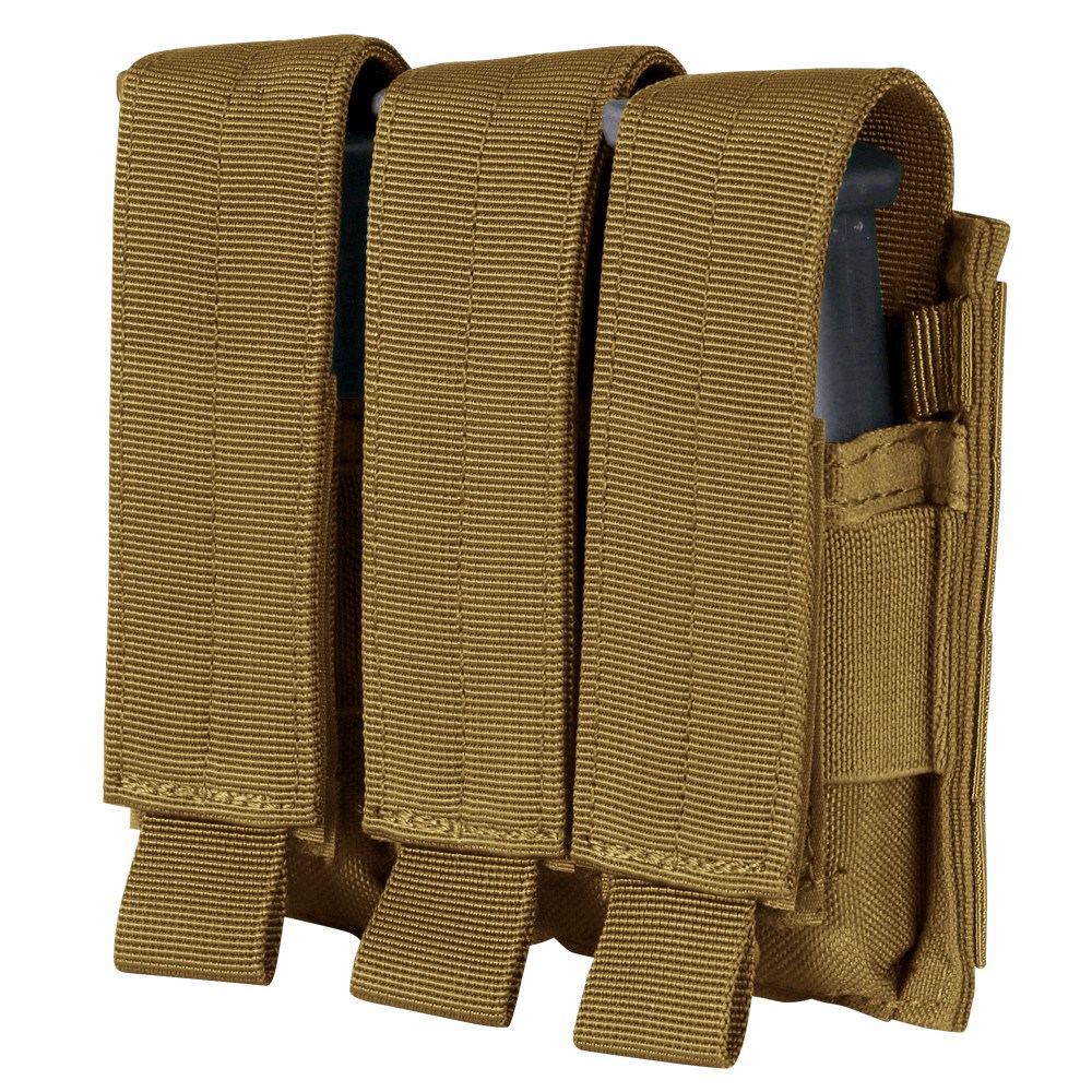 Levně CONDOR OUTDOOR sumka MOLLE trojitá na zásobníky M9 COYOTE BROWN