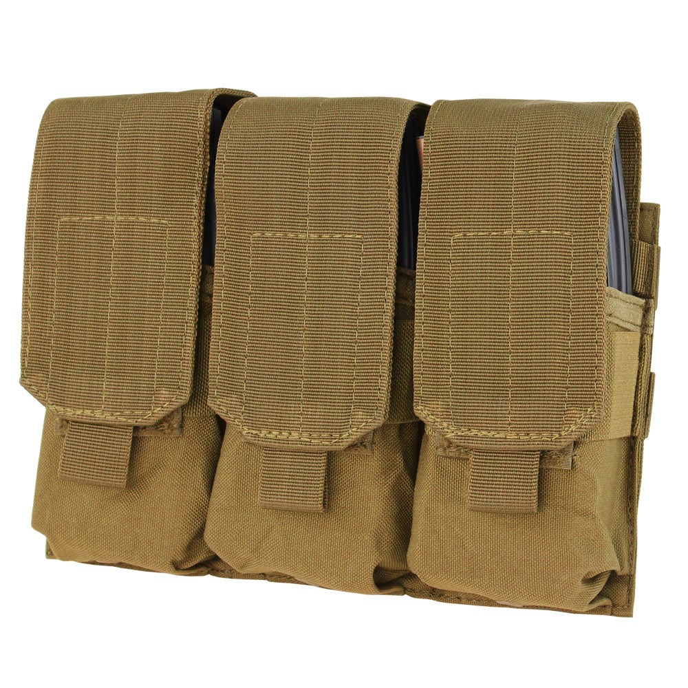 Levně CONDOR OUTDOOR sumka MOLLE na zásobníky 3xM16 COYOTE BROWN
