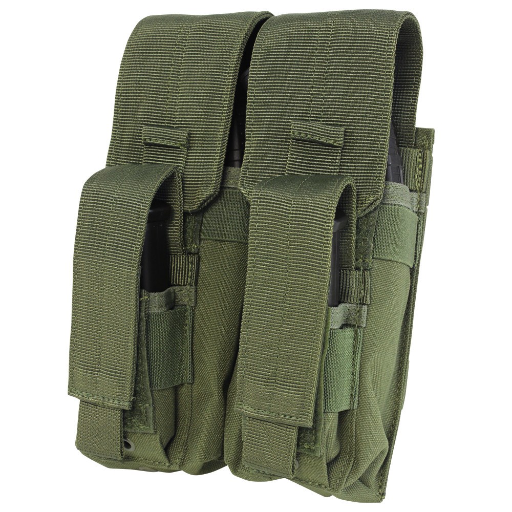 Levně CONDOR OUTDOOR sumka KANGAROO na 2 zásobníky AK ZELENÁ