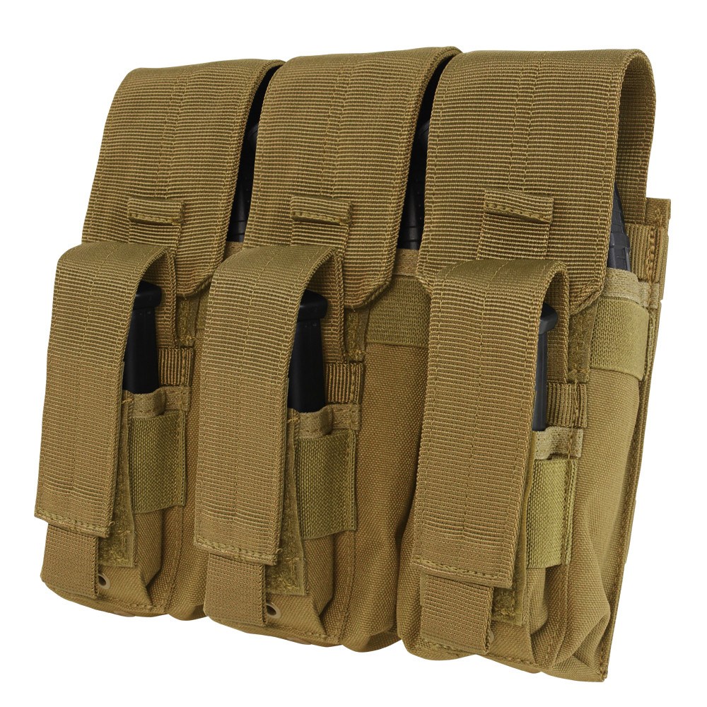 Levně CONDOR OUTDOOR sumka KANGAROO na 3 zásobníky AK COYOTE BROWN