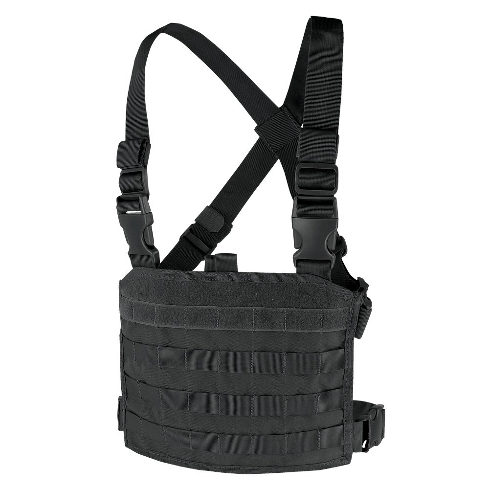 Levně CONDOR OUTDOOR vesta taktická MOLLE CHEST RIG PANEL ČERNÁ