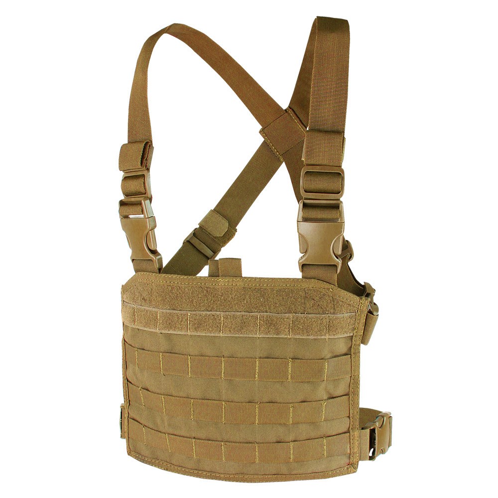 Levně CONDOR OUTDOOR vesta taktická MOLLE CHEST RIG PANEL COYOTE BROWN