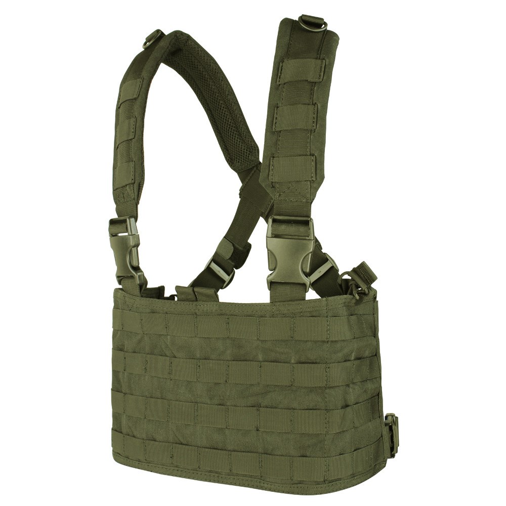 Levně CONDOR OUTDOOR vesta taktická MOLLE CHEST RIG OPS ZELENÁ