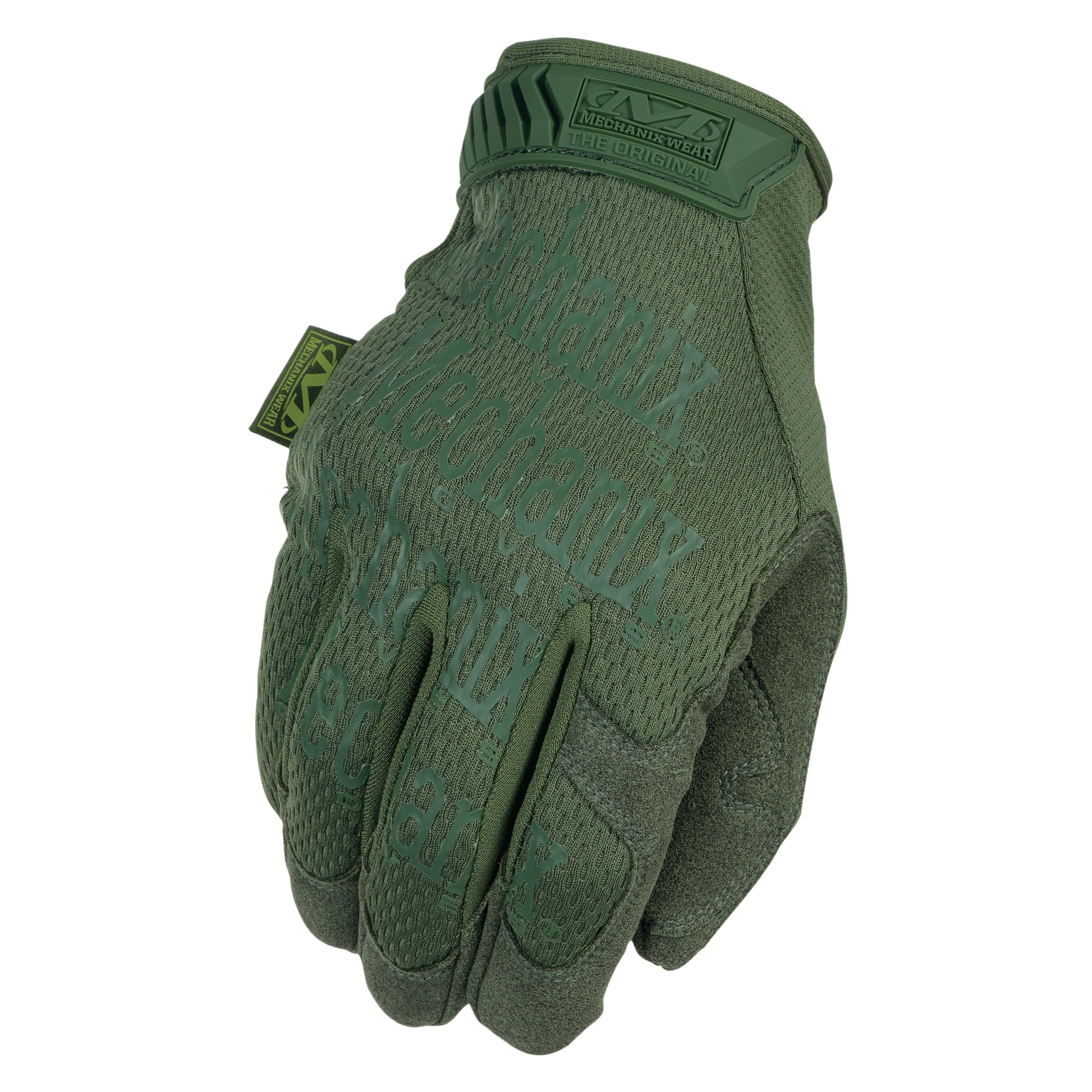 Levně Rukavice MECHANIX ORIGINAL JASNĚ ZELENÉ