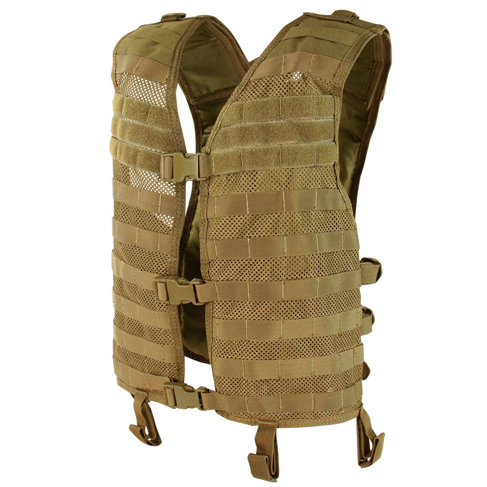Vesta taktická MOLLE - MESH HYDRATION - COYOTE BROWN