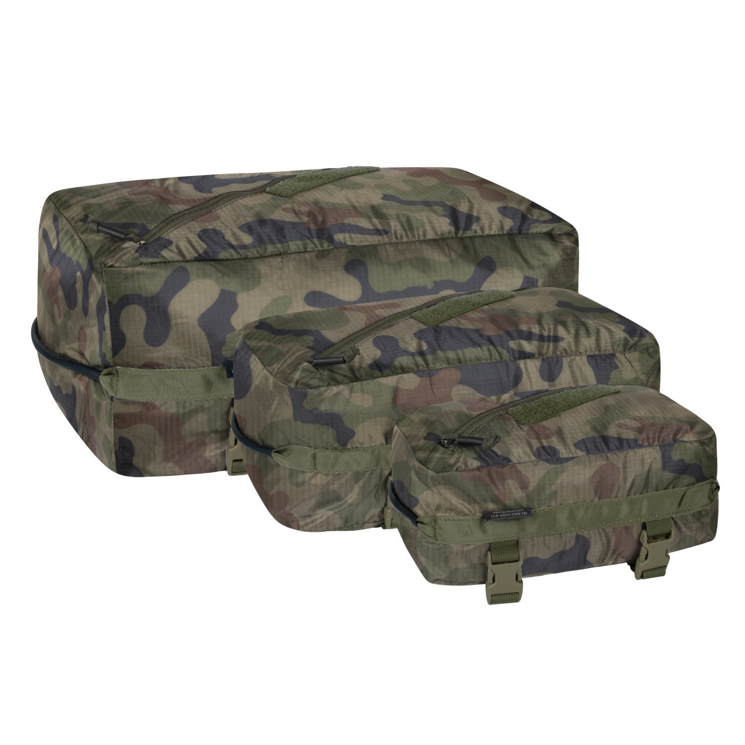 Levně Helikon-Tex pouzdro sada 3 ks PAKCELL SET PL WOODLAND