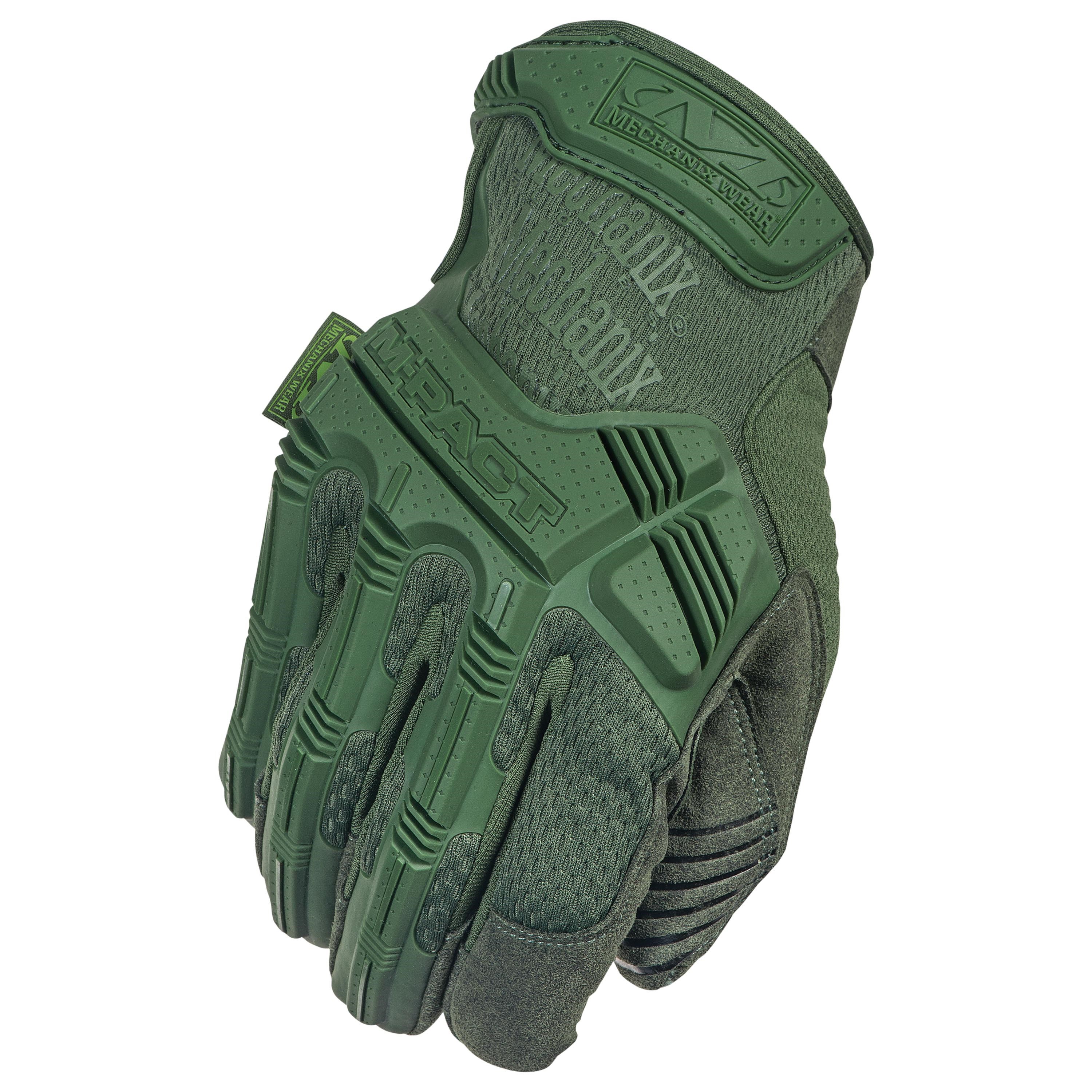 Levně Rukavice MECHANIX M-PACT JASNĚ ZELENÉ
