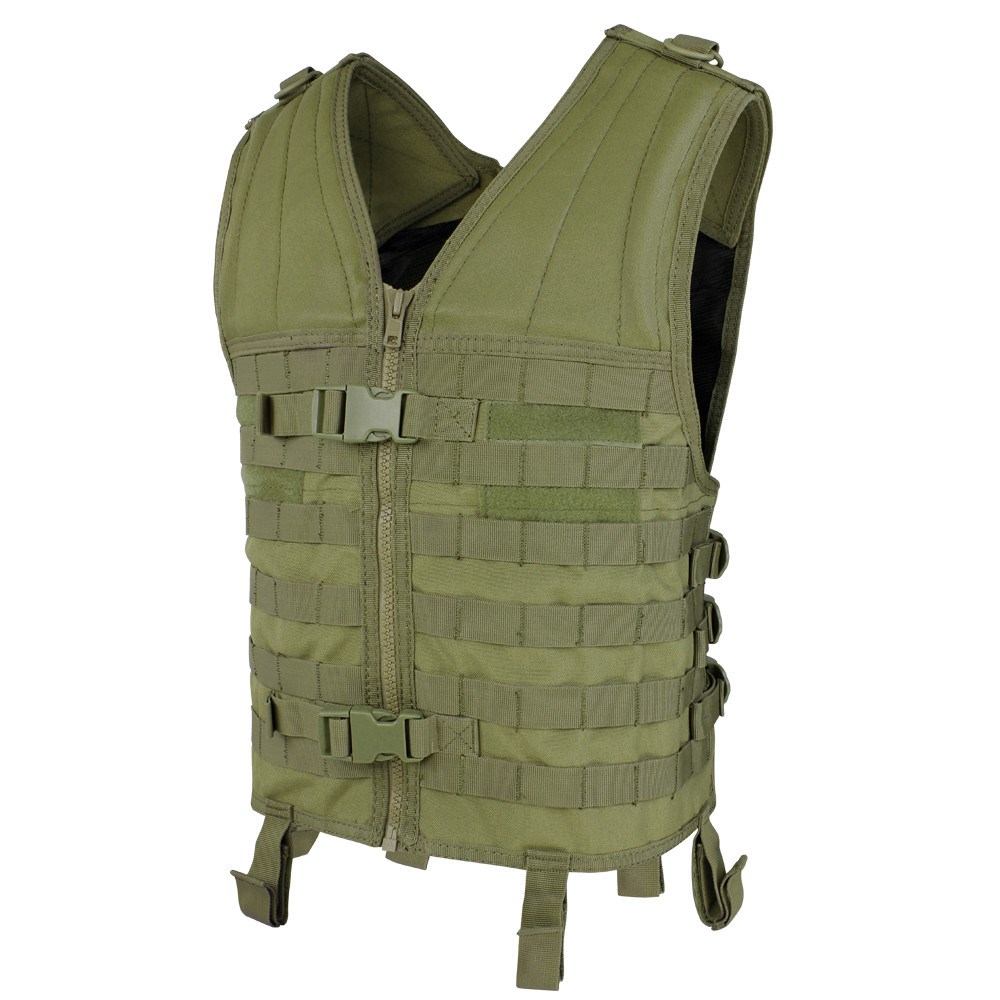Levně CONDOR OUTDOOR vesta taktická MOLLE - MODULAR STYLE - ZELENÁ