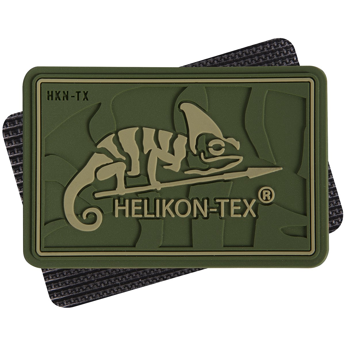 Levně Nášivka HELIKON-TEX velcro plastová ZELENÁ