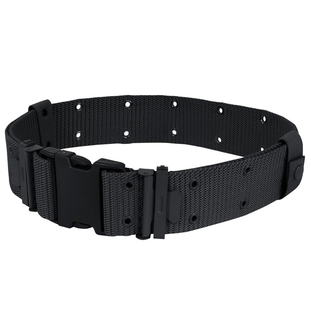 Levně CONDOR OUTDOOR opasek US LC2 se širokou sponou FASTEX ČERNÝ