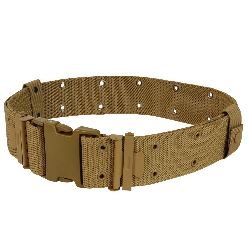 Levně CONDOR OUTDOOR opasek US LC2 se širokou sponou FASTEX COYOTE BROWN