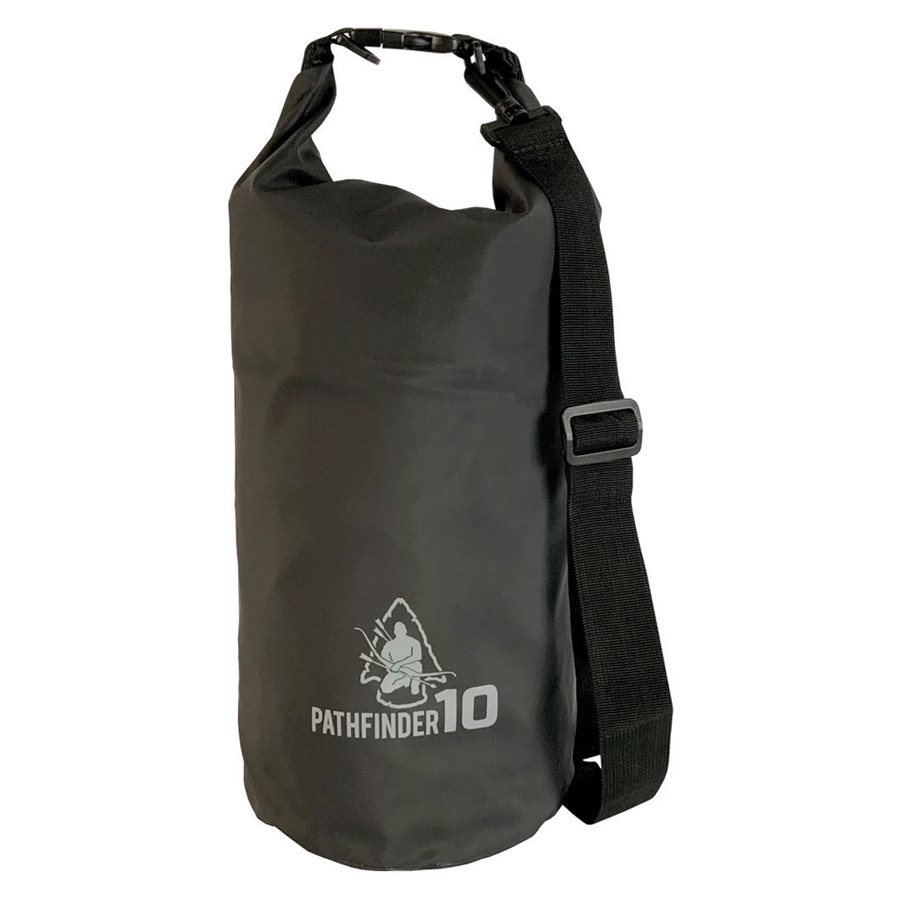 Levně PATHFINDER vak nepromokavý DRY BAG 10 l s popruhem ČERNÝ