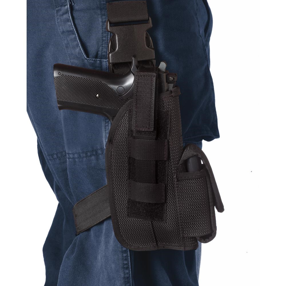 Levně ROTHCO pouzdro pistolové stehenní GLOCK 17 ČERNÉ
