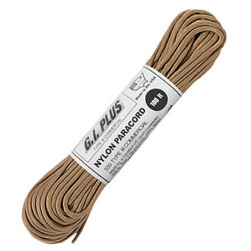 Levně ROTHCO šňůra PARACORD nylon 550LB ø 4 mm / 30 m TAN