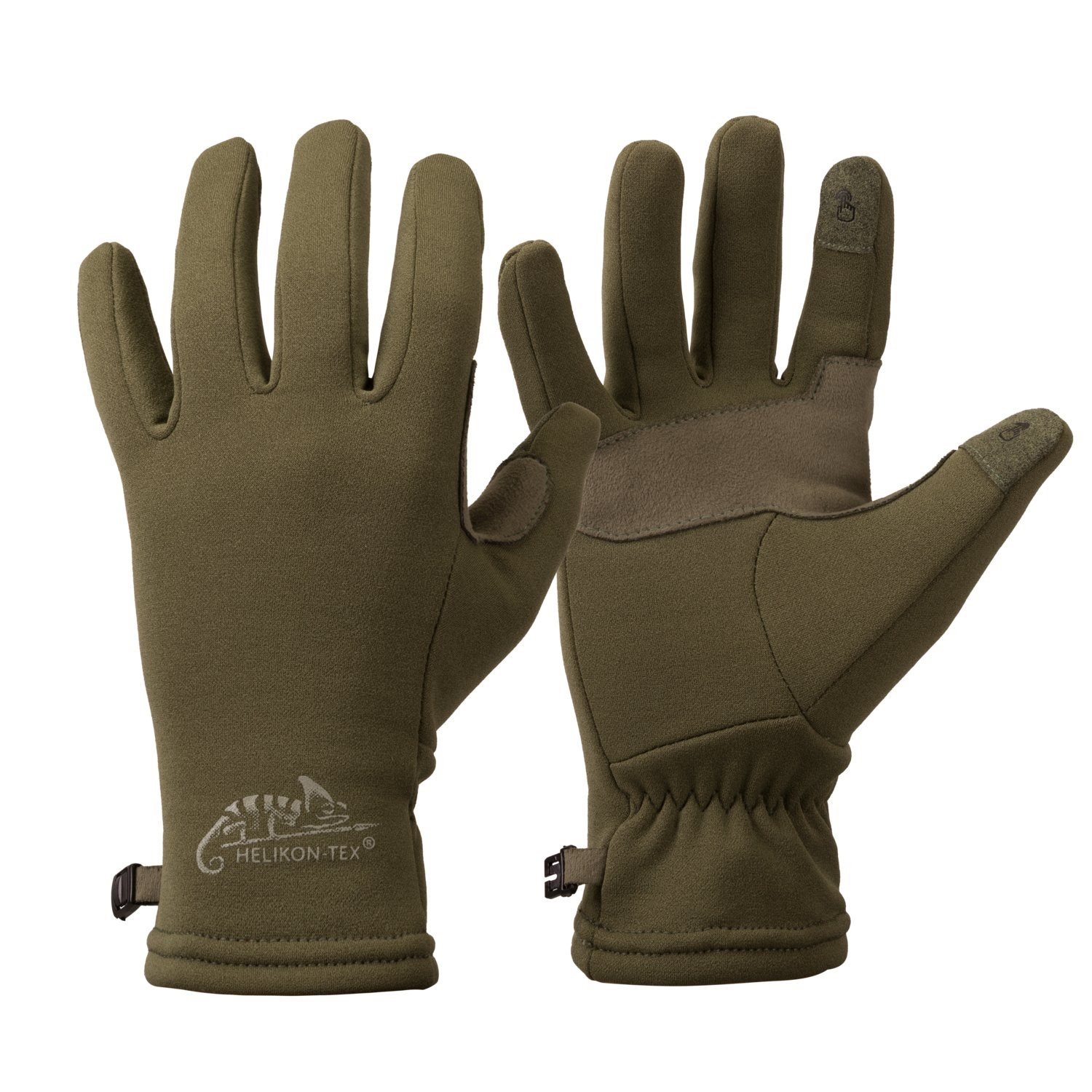 Levně Rukavice TRACKER OUTBACK synt. kůže OLIVE GREEN