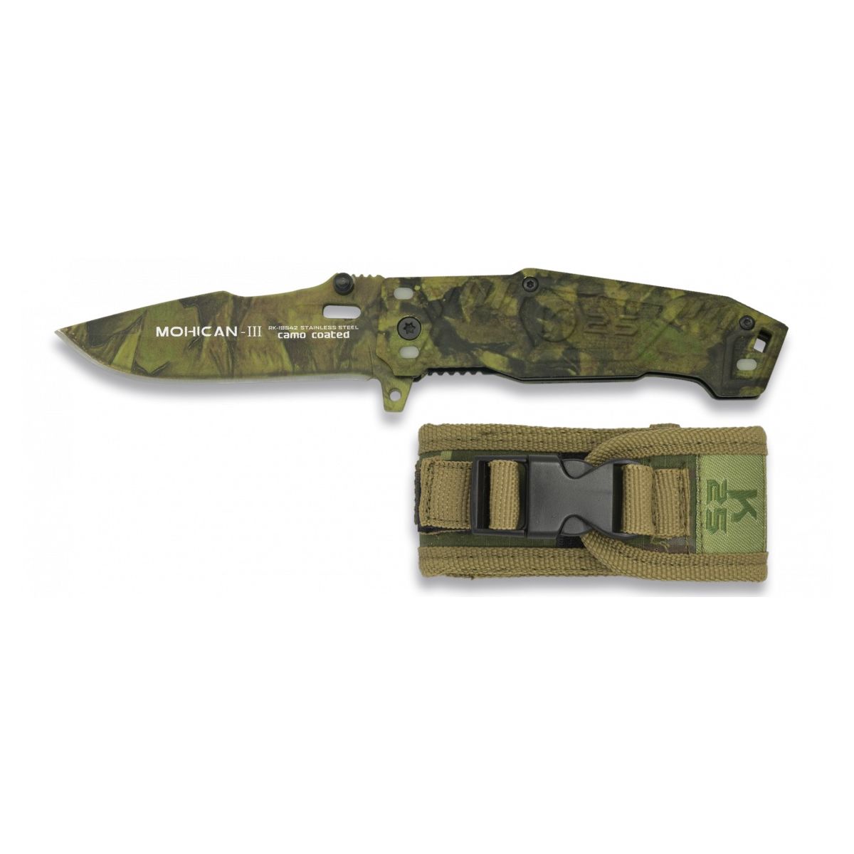Levně K25 nůž MOHICAN III zavírací REALTREE CAMO