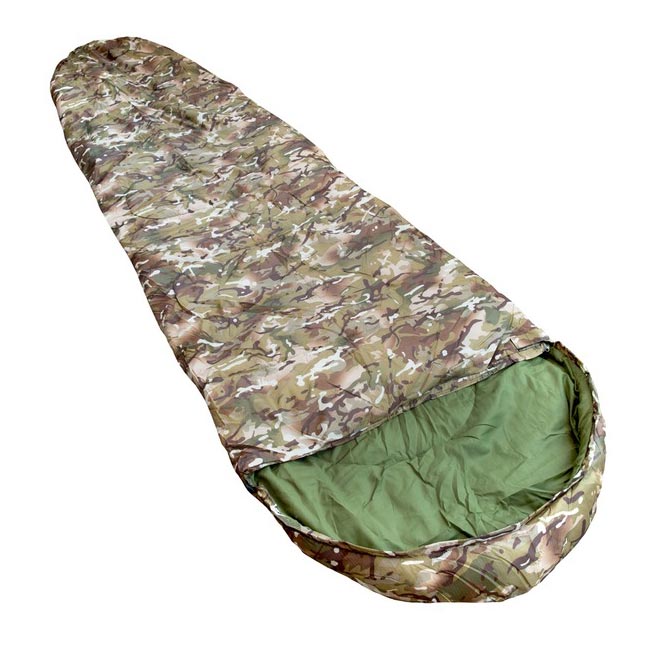 Levně KOMBAT spacák se zipem maskovaný BTP CAMO
