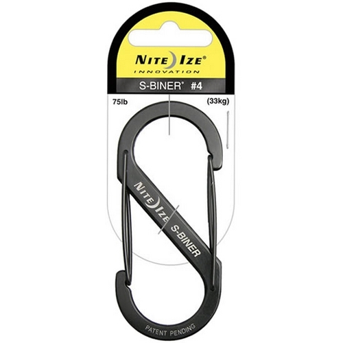 Levně NiteIze karabina S-Biner 9cm ČERNÁ