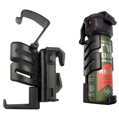 Levně ESP pouzdro pro obranný sprej 50, 63 ml rotační ČERNÉ