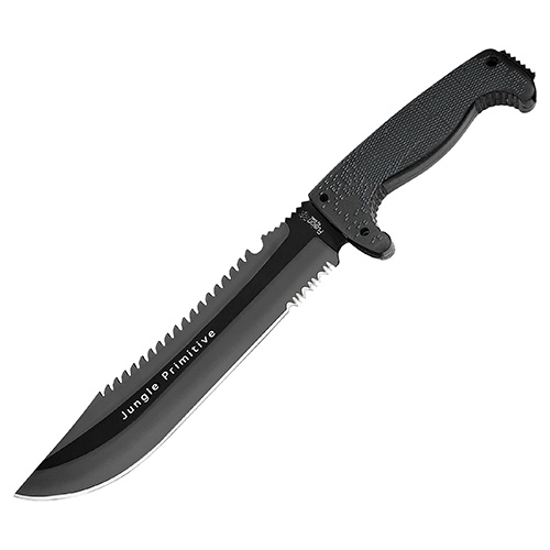 Levně SOG mačeta JUNGLE PRIMITIVE s pouzdrem ČERNÁ