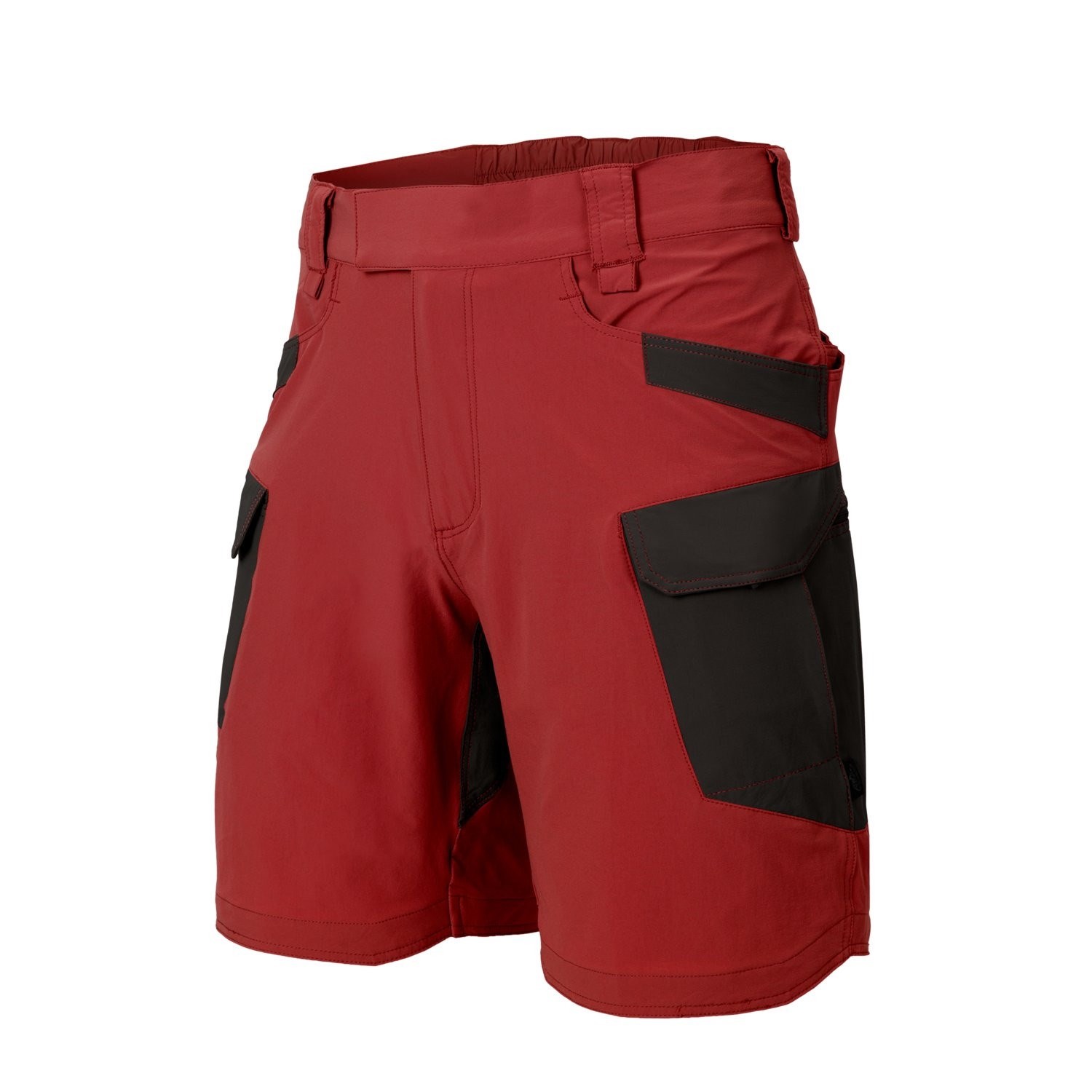 Levně Kraťasy OTS® VersaStretch® Lite 8,5" krátké CRIMSON SKY/ČERNÉ