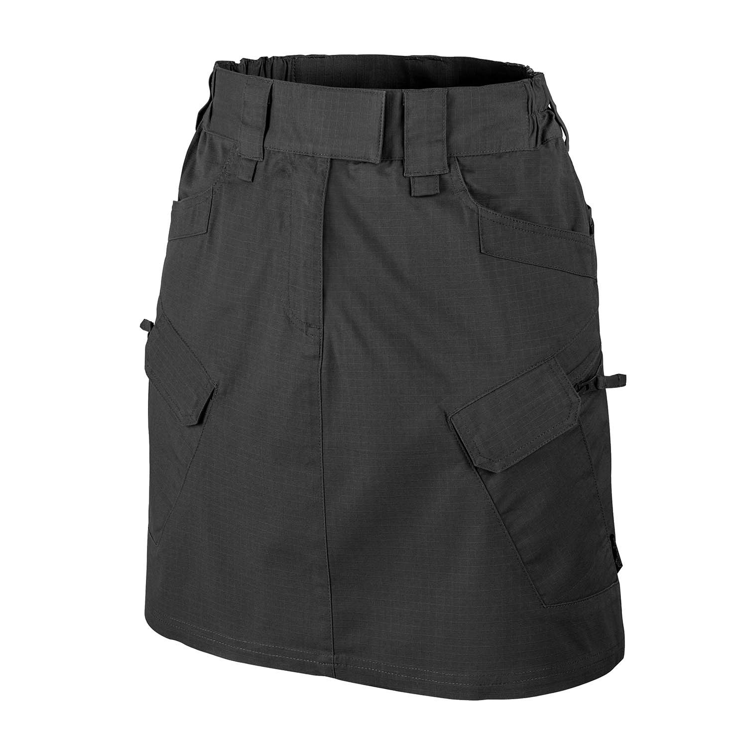 Levně Sukně dámská URBAN TACTICAL rip-stop ČERNÁ