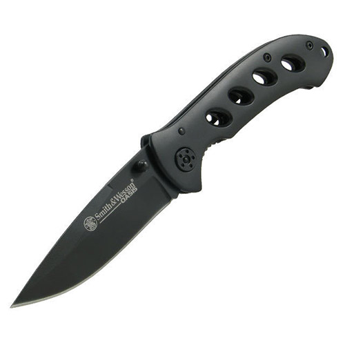 Levně Smith & Wesson nůž zavírací S&W OASIS ČERNÝ