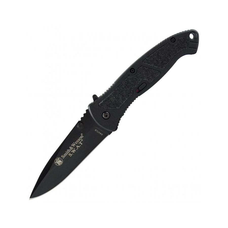 Levně Smith & Wesson nůž zavírací S.W.A.T. ČERNÝ hladké ostří
