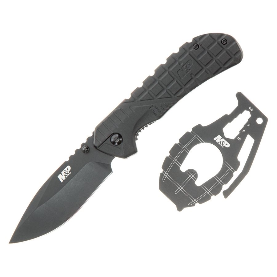 Nůž zavírací GRENADE a multitool ČERNÝ