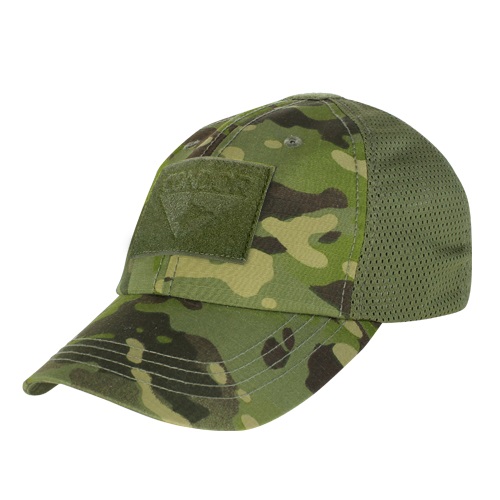 Levně CONDOR OUTDOOR čepice OPERATOR MESH s velcro panely MULTICAM TROPIC