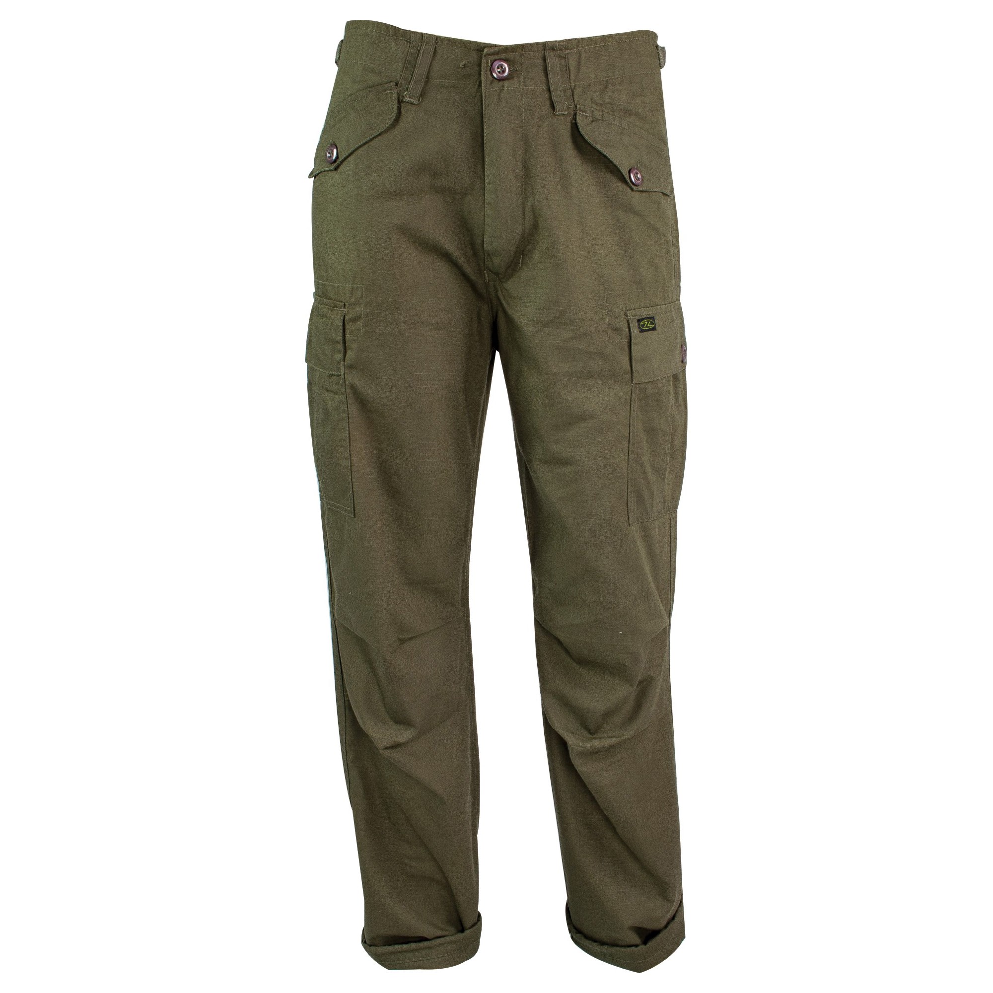 Levně Kalhoty M65 MILITARY STYLE rip-stop ZELENÉ