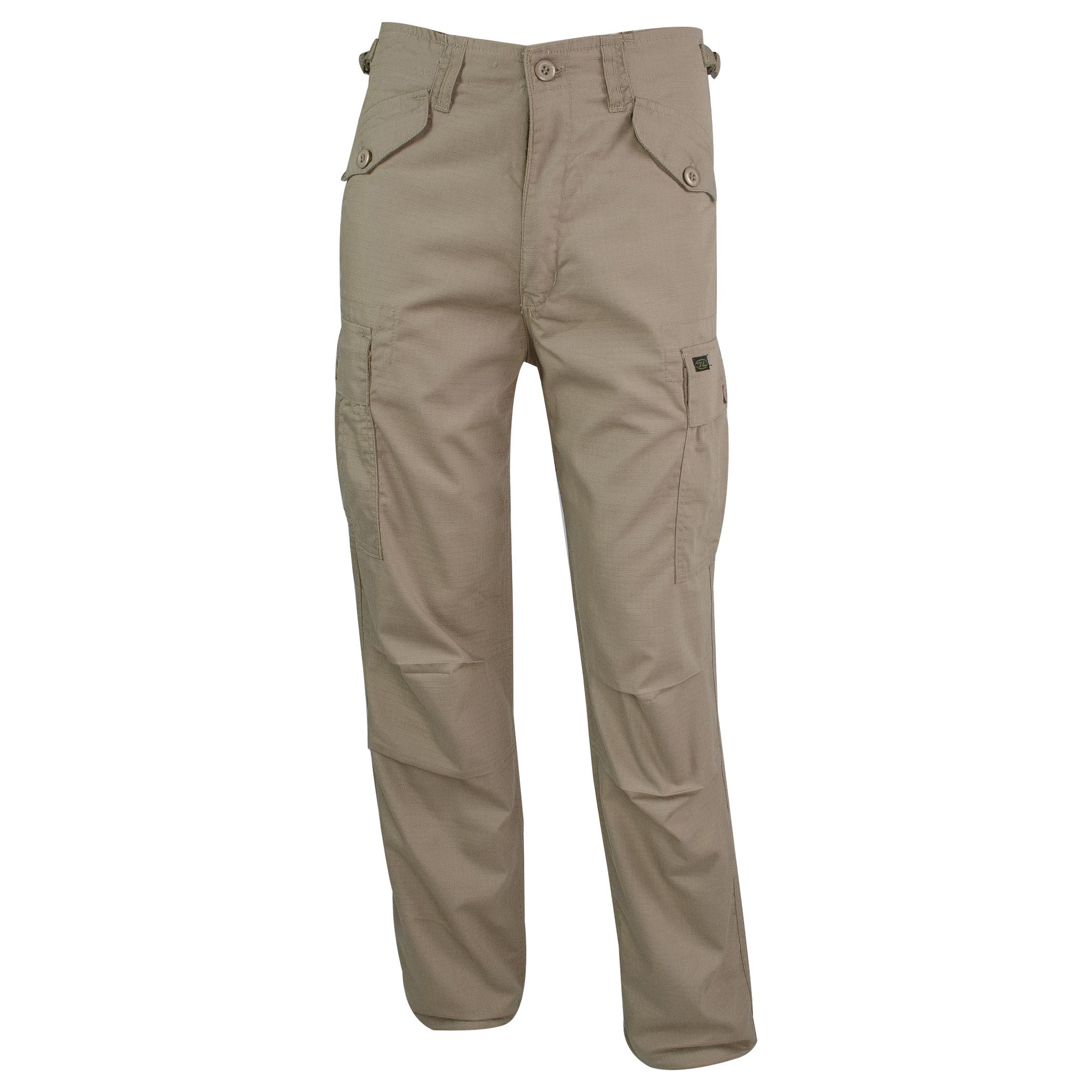 Levně Kalhoty M65 MILITARY STYLE rip-stop KHAKI