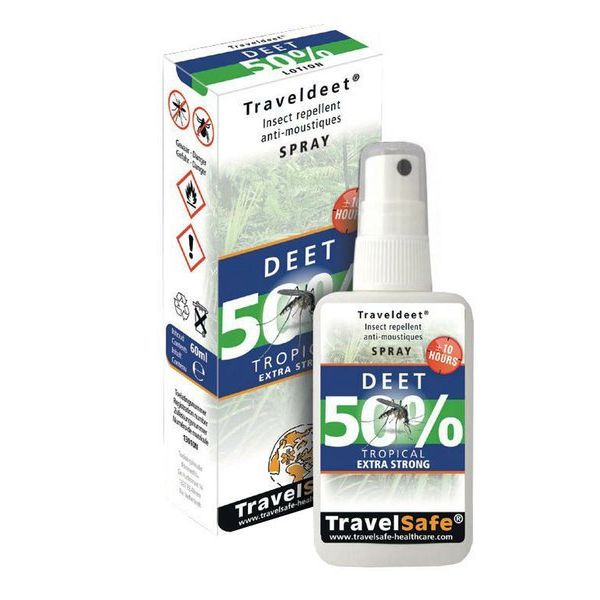 Levně Repelent proti hmyzu 50% DEET Traveldeet