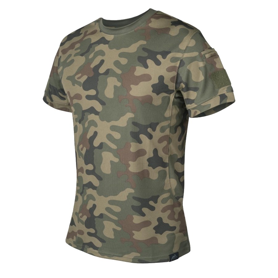 Levně Triko TAKTICKÉ PL WOODLAND
