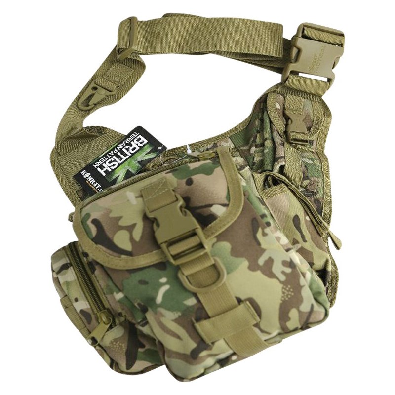 Levně KOMBAT taška taktická SHOULDER přes rameno BTP CAMO