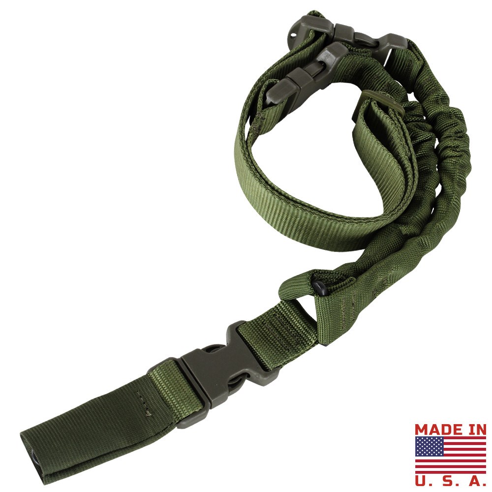 Levně CONDOR OUTDOOR popruh zbraňový US COBRA jednobodový OLIV
