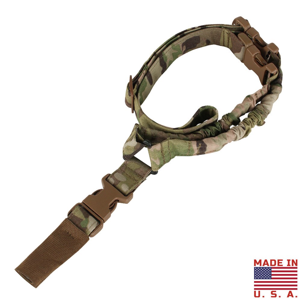 Levně CONDOR OUTDOOR popruh zbraňový US COBRA jednobodový MULTICAM