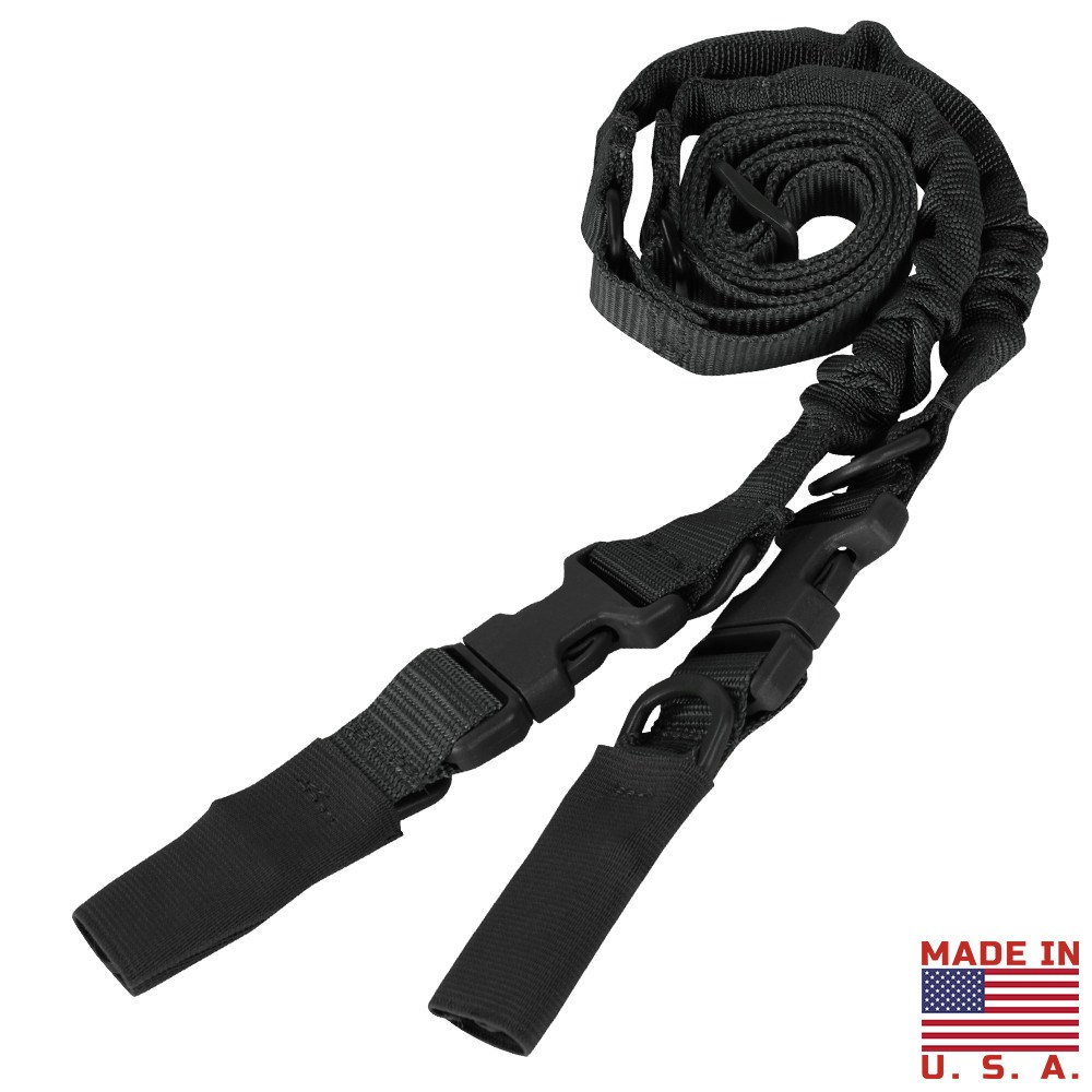 Levně CONDOR OUTDOOR popruh zbraňový US CBT BUNGEE ČERNÝ