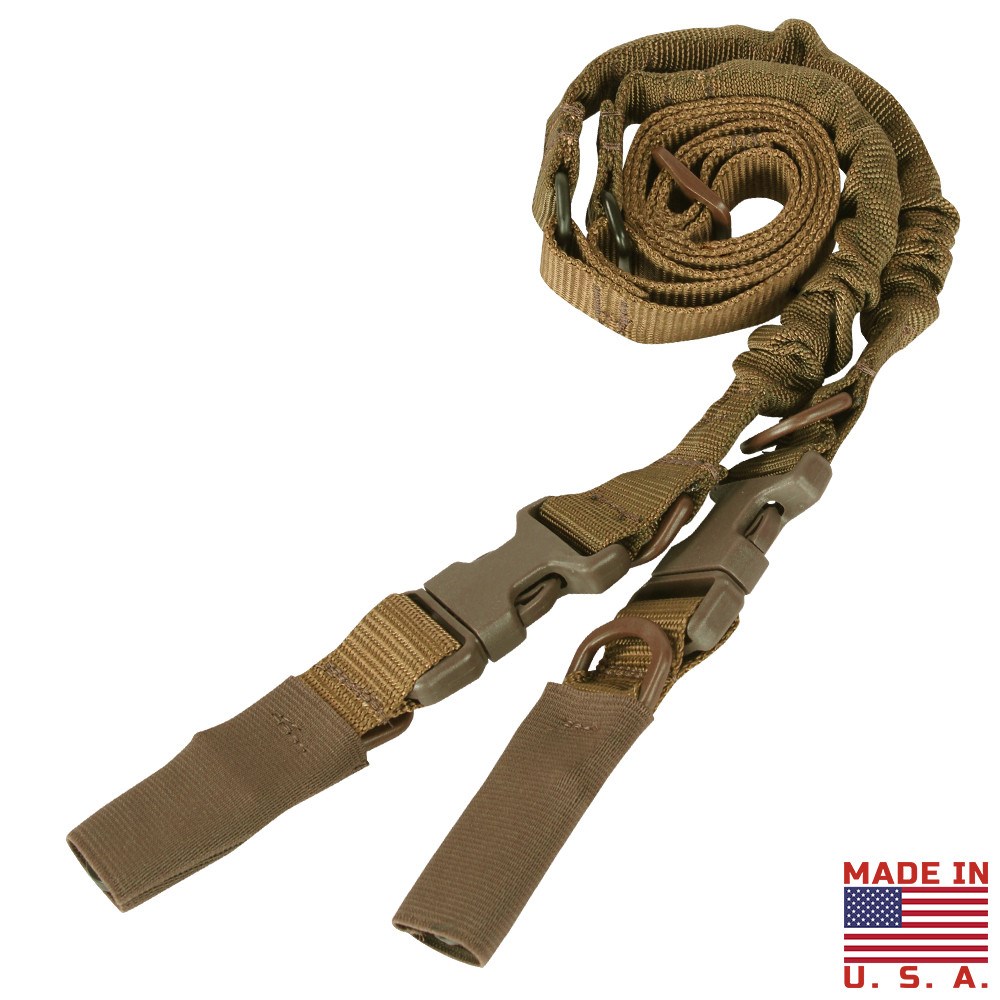 Levně CONDOR OUTDOOR popruh zbraňový US CBT BUNGEE COYOTE BROWN
