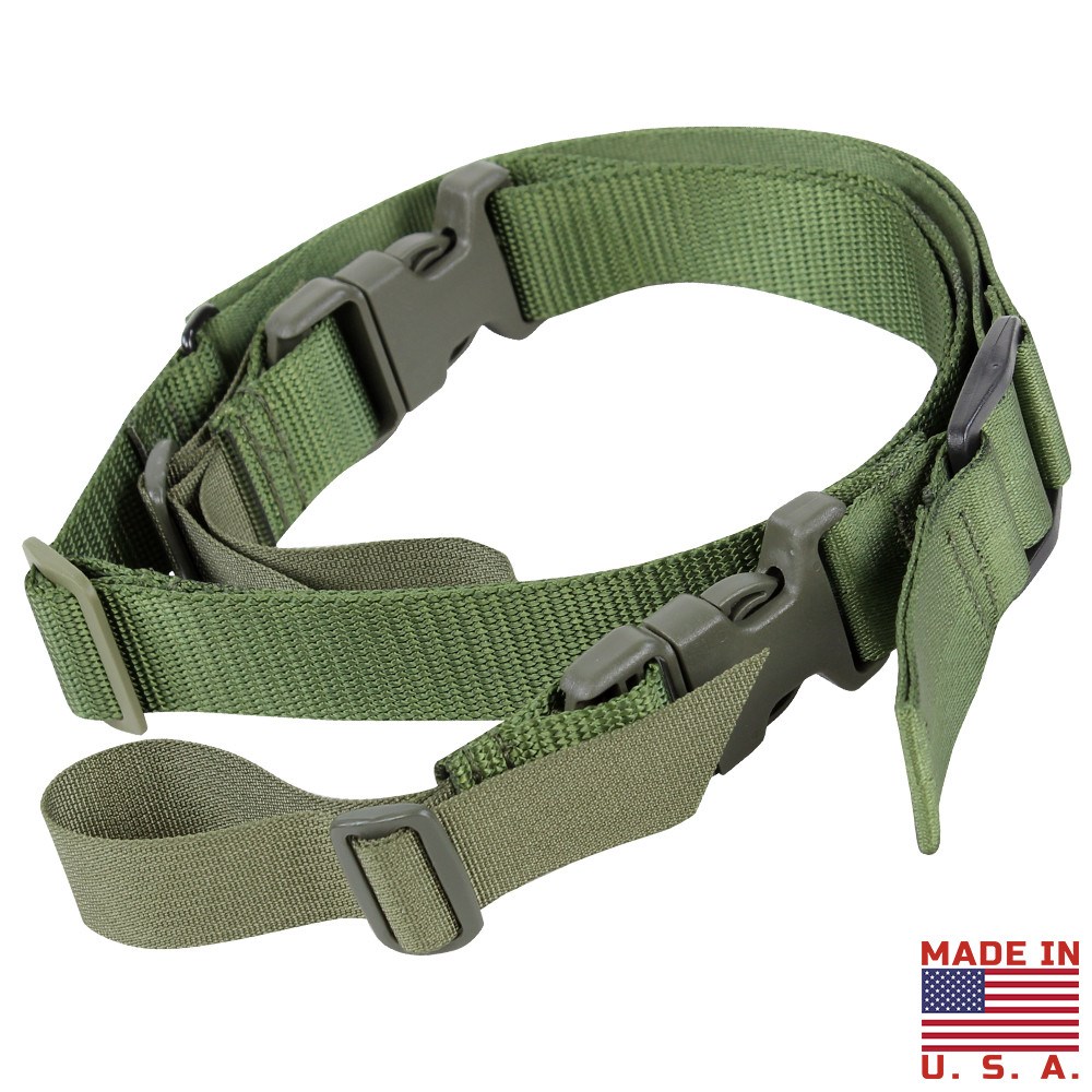 Levně CONDOR OUTDOOR popruh zbraňový SPEEDY dvoubodový OLIV