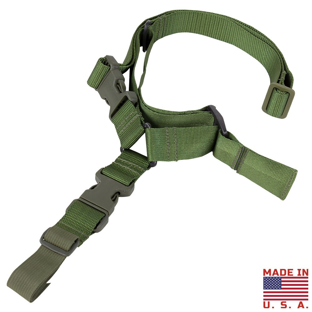Levně CONDOR OUTDOOR popruh zbraňový QUICK jednobodový OLIV