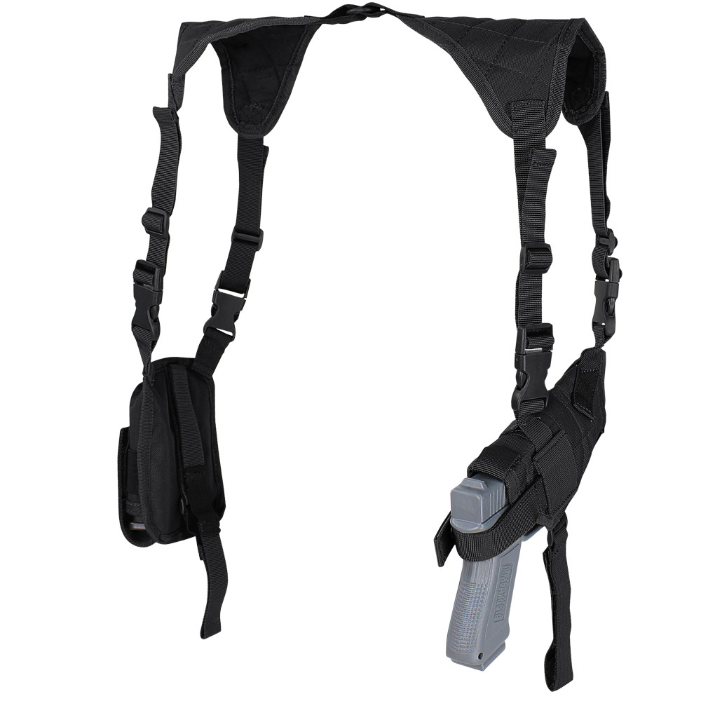 Levně CONDOR OUTDOOR pouzdro podpažní pistolové UNI horizontální ČERNÉ