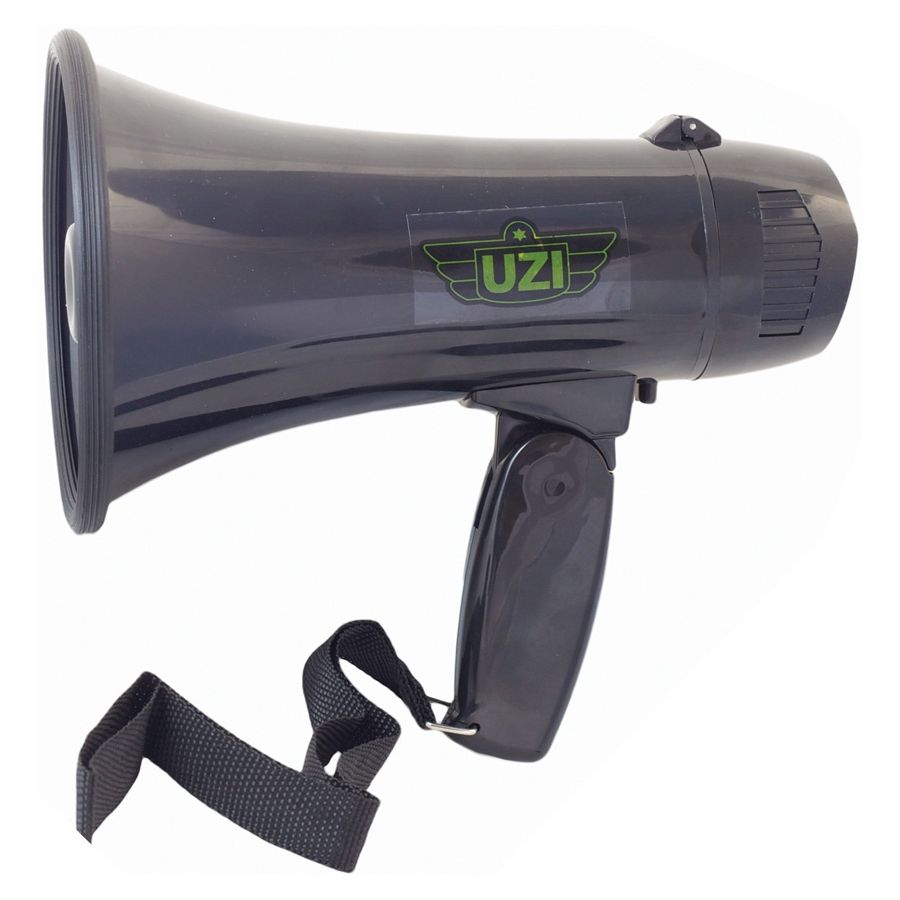 Levně UZI megafon 15W ČERNÝ