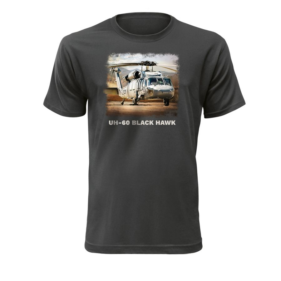 Levně Triko eXc vrtulník Black Hawk ŠEDÉ