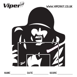 Levně Viper terč POSTAVA papírový oboustranný