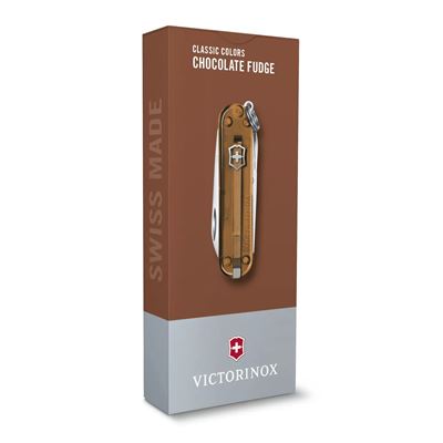 Nůž kapesní CLASSIC SD 58mm transparentní CHOCOLATE FUDGE