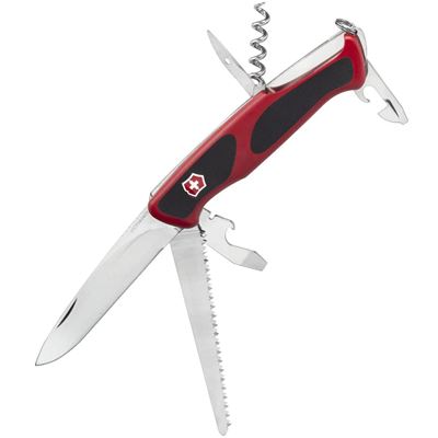 Nůž kapesní RangerGrip 55 130mm ČERVENÝ VICTORINOX 0.9563.C 3