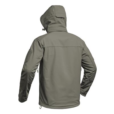Bunda FIGHTER V2 softshell s kapucí ZELENÁ
