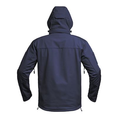 Bunda FIGHTER V2 softshell s kapucí MODRÁ